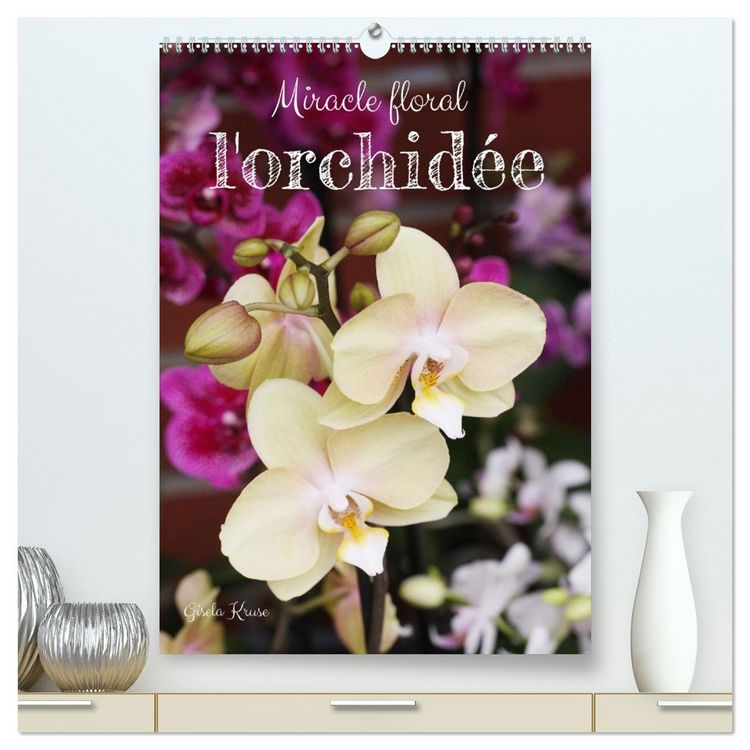 Produktbild: Miracle floral l'orchid&eacute;e (Calendrier mural 2026 DIN A2 horizontal) calendrier de bureau
