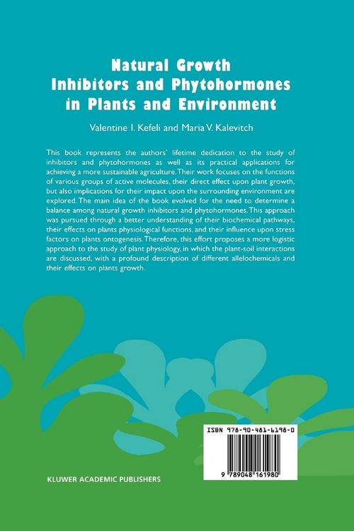 Produktbild: Natural Growth Inhibitors and Phytohormones in Plants and Environment