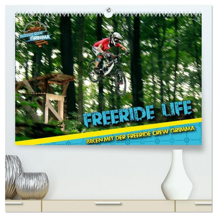 Produktbild: Freeride Life (hochwertiger Premium Wandkalender 2026 DIN A2 quer), Kunstdruck in Hochglanz