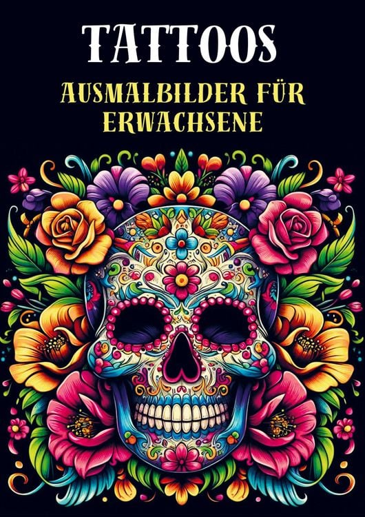 Produktbild: Ausmalbilder f&uuml;r Erwachsene - Tattoos