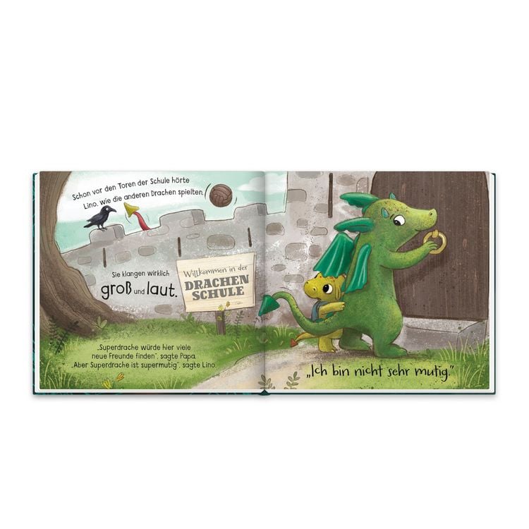 Produktbild: TR&Ouml;TSCH - Ich bin (nicht) sehr mutig | Zauberhaftes Bilderbuch &uuml;ber Mut und &Uuml;berwindung von &Auml;ngsten | Drachen Buch mit liebevollen Illustrationen und einer ermutigenden Geschichte | Ab 3 Jahren