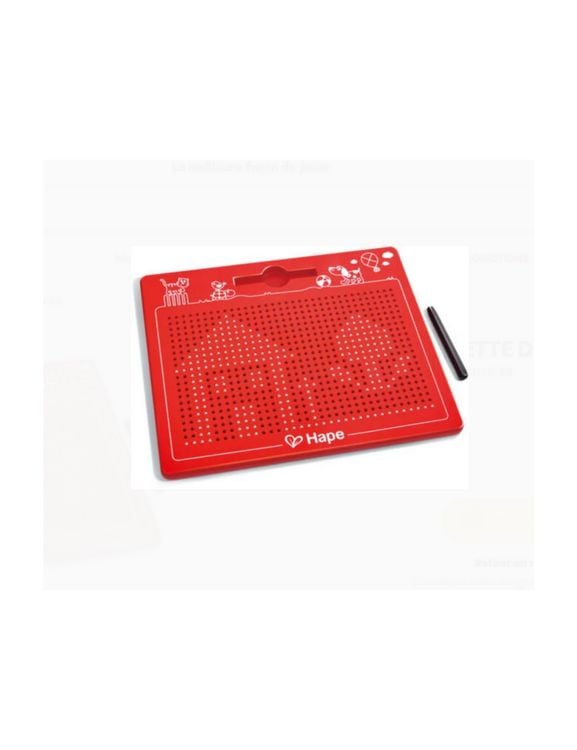Produktbild: Hape E8676 - Magnetische Zeichentafel, rot, gro&szlig;, ca.22x17cm