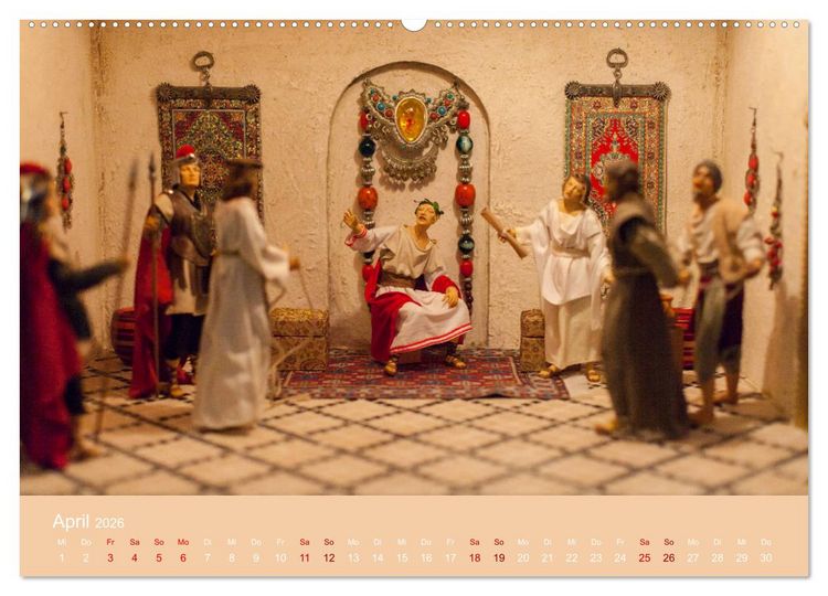 Produktbild: Passionskrippen (Wandkalender 2026 DIN A2 quer), CALVENDO Monatskalender
