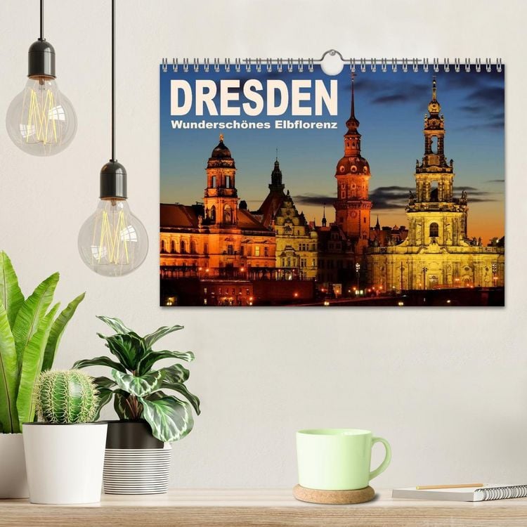 Produktbild: Dresden - Wundersch&ouml;nes Elbflorenz (Wandkalender 2026 DIN A4 quer), CALVENDO Monatskalender