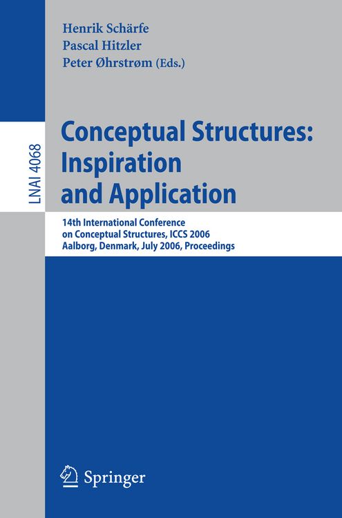 Produktbild: Conceptual Structures: Inspiration and Application
