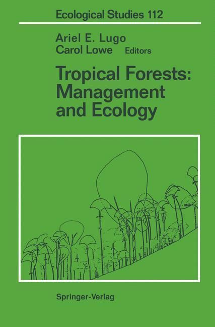 Produktbild: Tropical Forests: Management and Ecology