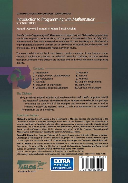 Produktbild: An Introduction to Programming with Mathematica&reg;