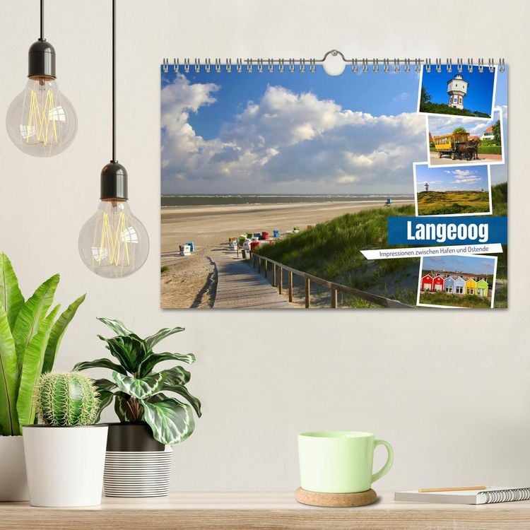 Produktbild: Langeoog 2026. Impressionen zwischen Hafen und Ostende (Wandkalender 2026 DIN A4 quer), CALVENDO Monatskalender