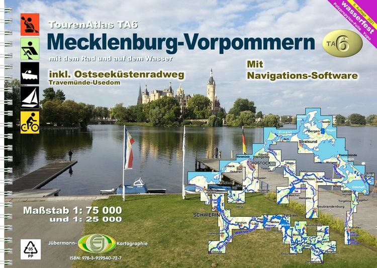 Produktbild: TourenAtlas TA6 Mecklenburg-Vorpommern