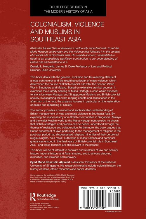 Produktbild: Colonialism, Violence and Muslims in Southeast Asia