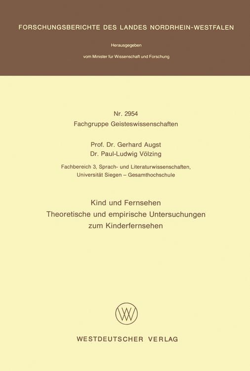 Produktbild: Kind und Fernsehen