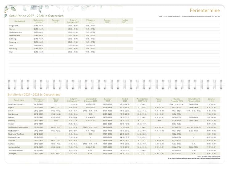 Produktbild: Tischkalender Schuljahr 26/27