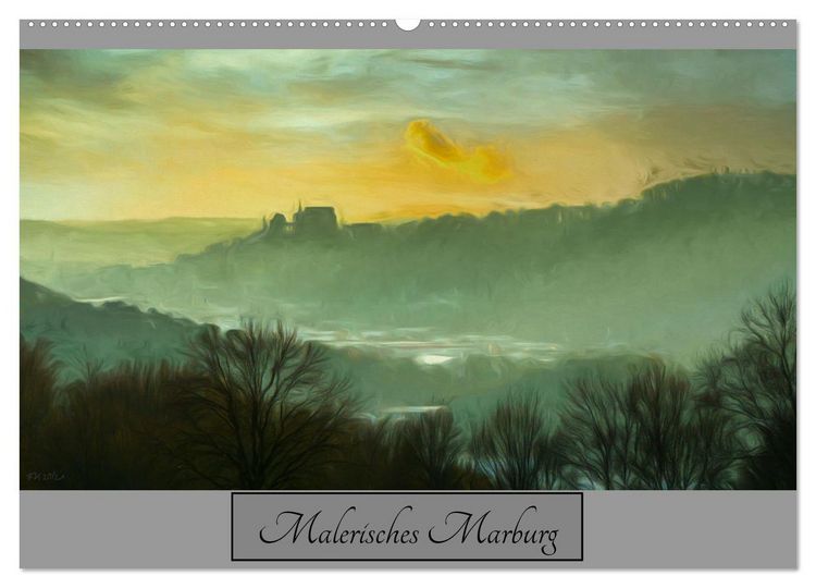 Produktbild: Malerisches Marburg (Wandkalender 2026 DIN A2 quer), CALVENDO Monatskalender