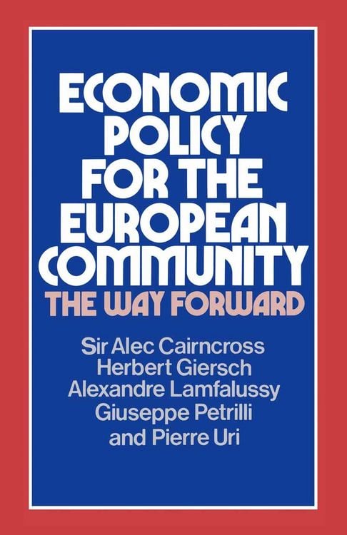 Produktbild: Economic Policy for the European Community