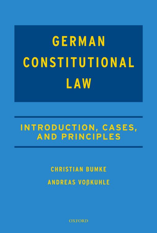 Produktbild: German Constitutional Law