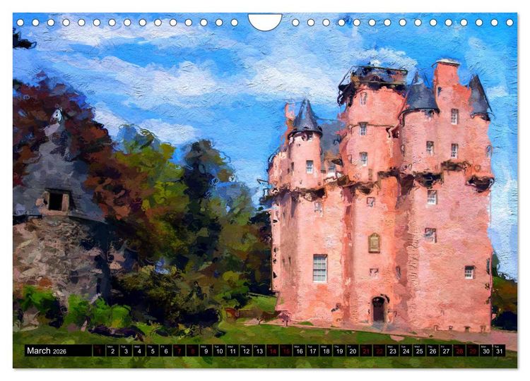 Produktbild: Castles of Scotland (Wall Calendar 2026 DIN A4 landscape), CALVENDO 12 Month Wall Calendar