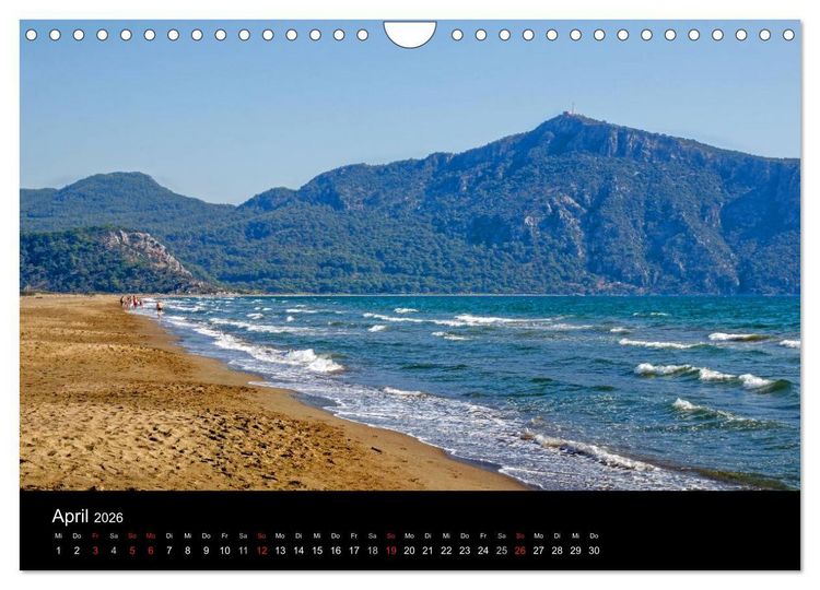 Produktbild: T&uuml;rkische Riviera - Entlang der lykischen K&uuml;ste (Wandkalender 2026 DIN A4 quer), CALVENDO Monatskalender