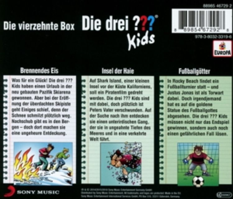 Produktbild: Die drei ??? Kids 3er Box 14. Folgen 40-42
