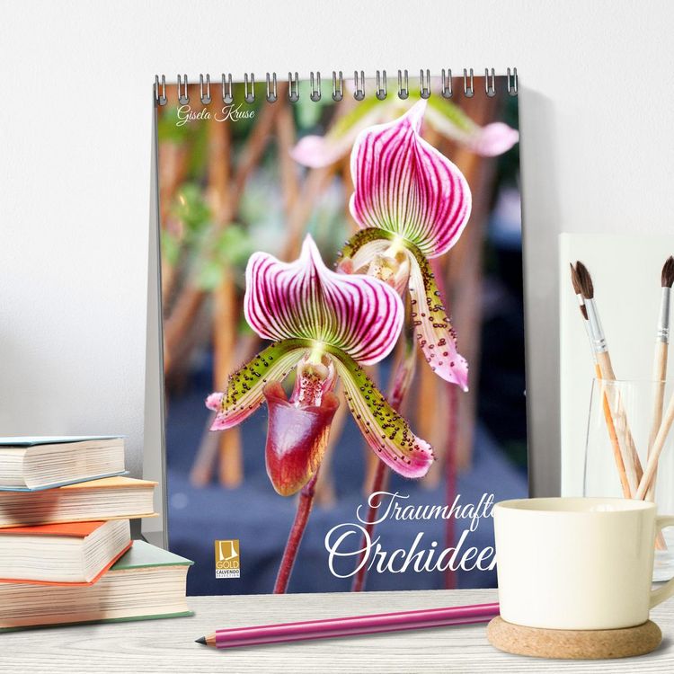 Produktbild: Traumhafte Orchideen (Tischkalender 2026 DIN A5 hoch), CALVENDO Monatskalender