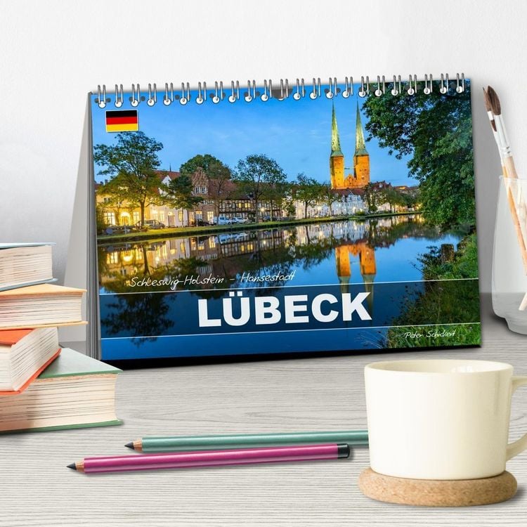 Produktbild: Schleswig-Holstein - Hansestadt L&uuml;beck (Tischkalender 2027 DIN A5 quer), CALVENDO Monatskalender