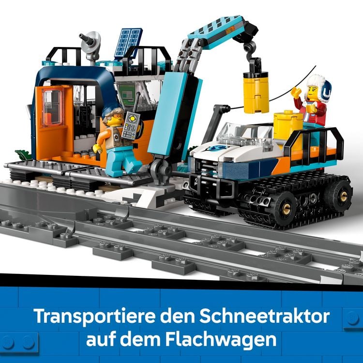 Produktbild: LEGO City Arktis-Polarexpress, Ferngesteuerte Eisenbahn, Spielzeug 60470