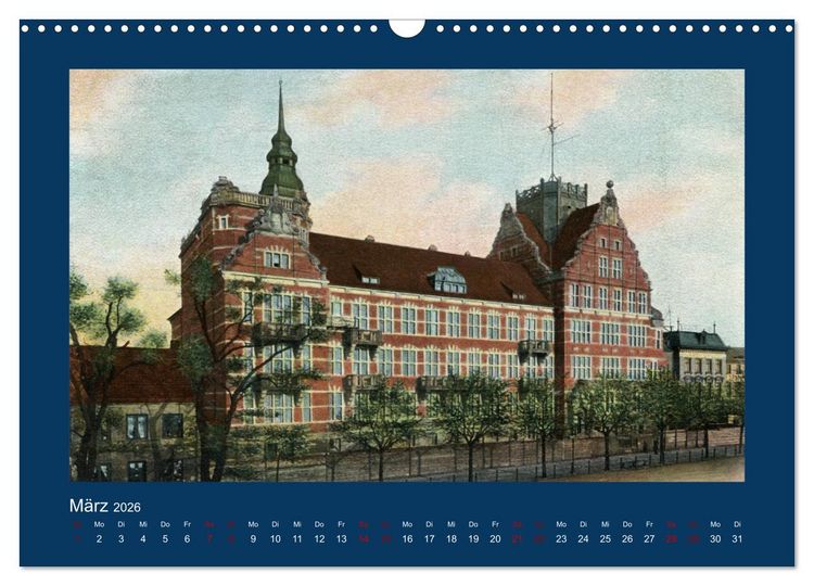 Produktbild: Lebendiges Hamburg von 1888 bis 1918 (Wandkalender 2026 DIN A3 quer), CALVENDO Monatskalender