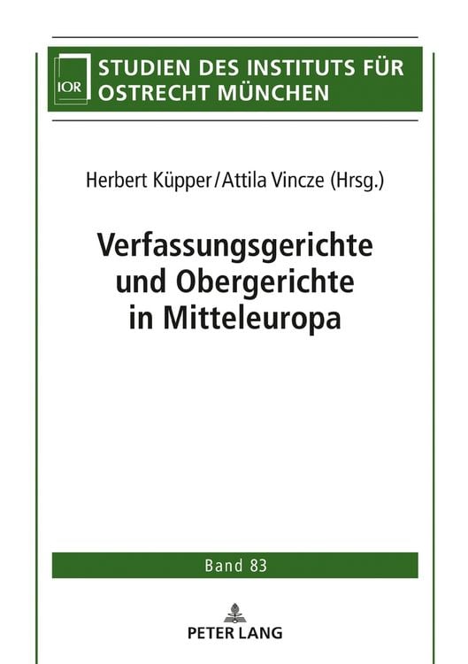 Produktbild: Verfassungsgerichte und Obergerichte in Mitteleuropa