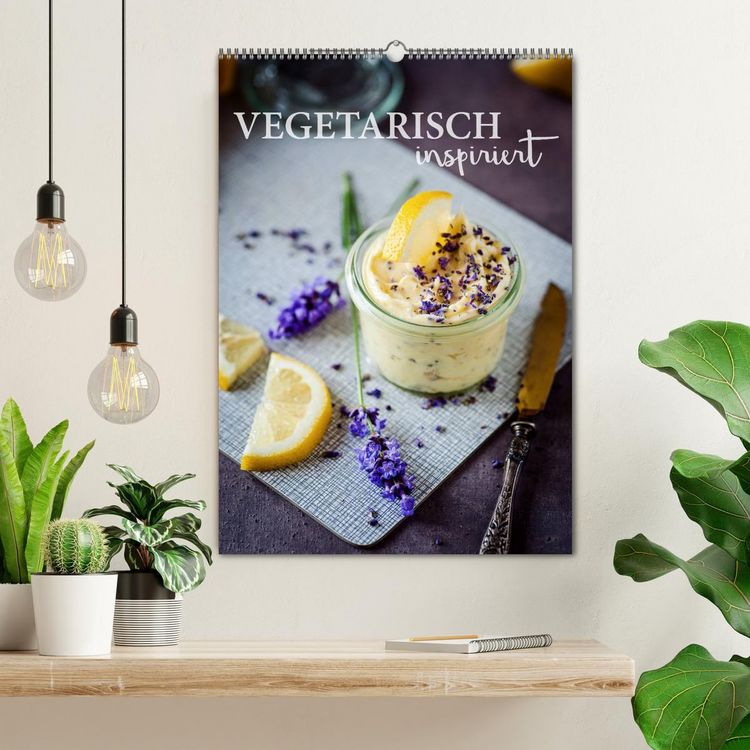 Produktbild: Vegetarisch inspiriert (Wandkalender 2026 DIN A2 hoch), CALVENDO Monatskalender
