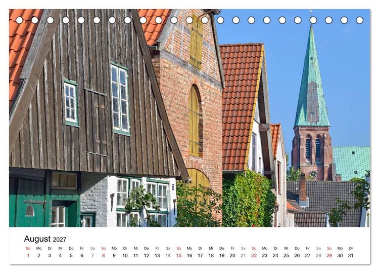 Produktbild: Dithmarschen - Der Landkreis (Tischkalender 2027 DIN A5 quer), CALVENDO Monatskalender