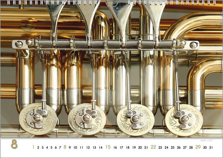 Produktbild: Blech-Instrumente &ndash; Musik-Kalender 2027, DIN A4