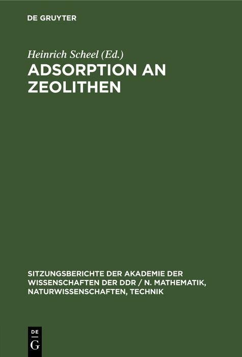 Produktbild: Adsorption an Zeolithen