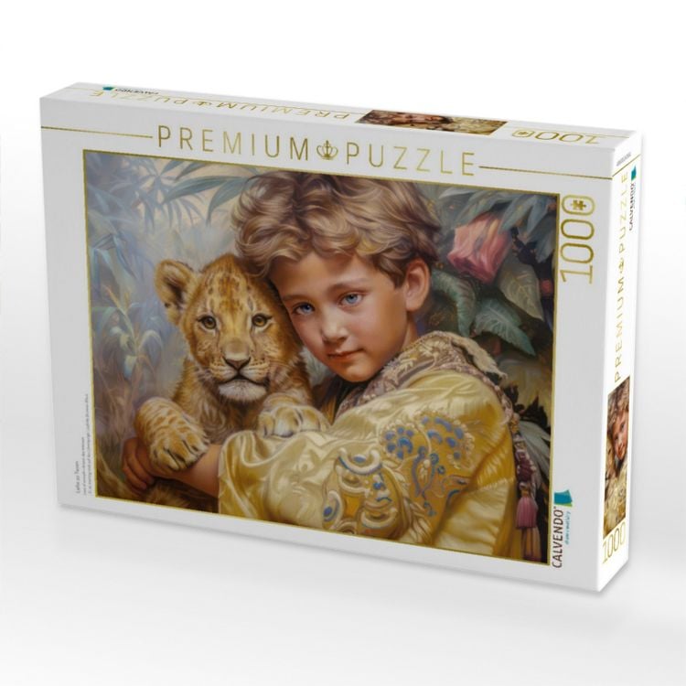Produktbild: CALVENDO Puzzle Liebe zu Tieren | 1000 Teile Lege-Gr&ouml;&szlig;e 64x48cm Foto-Puzzle f&uuml;r gl&uuml;ckliche Stunden