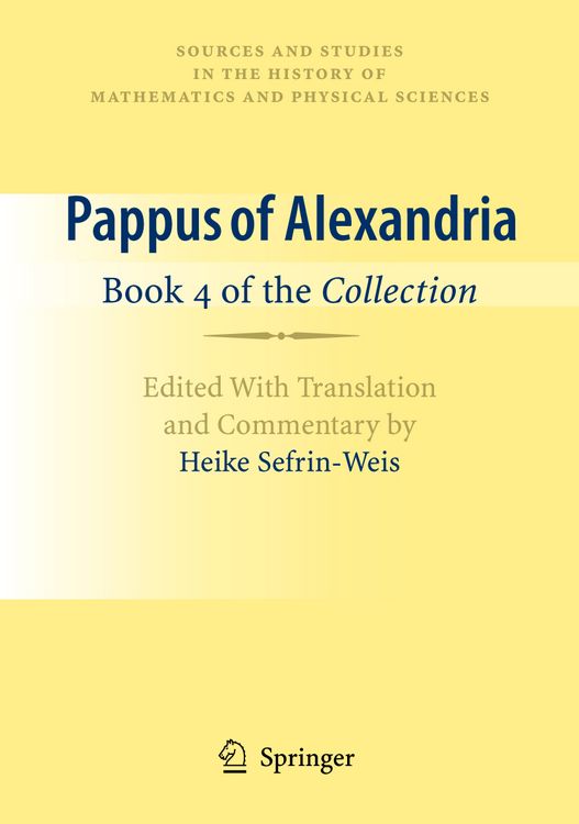 Produktbild: Pappus of Alexandria: Book 4 of the Collection