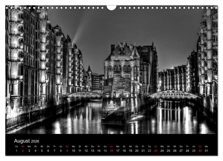 Produktbild: Hamburg . Das Tor zur Welt... (Wandkalender 2026 DIN A3 quer), CALVENDO Monatskalender