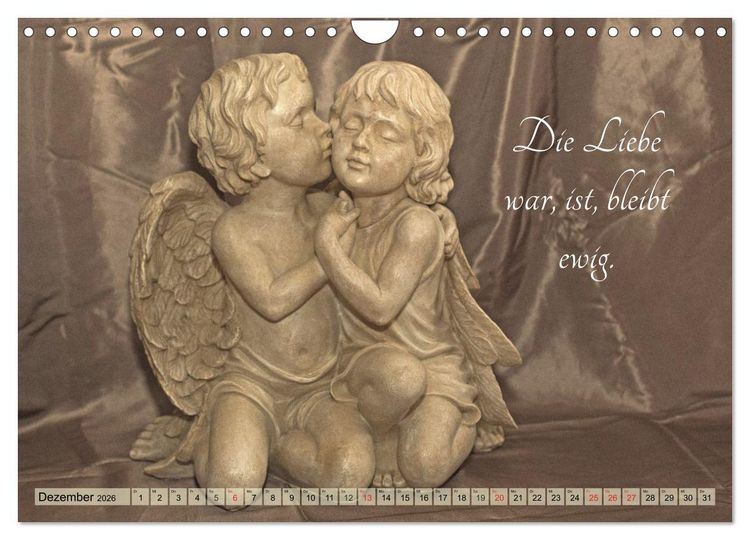 Produktbild: Engel - Die Worte der Liebe (Wandkalender 2026 DIN A4 quer), CALVENDO Monatskalender