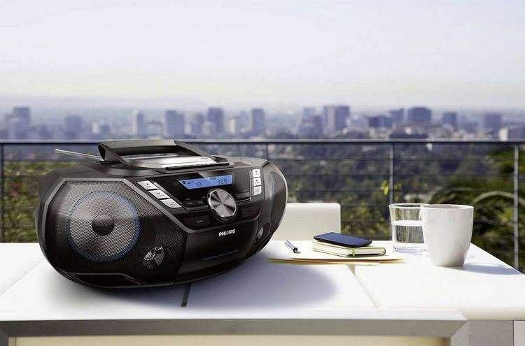 Produktbild: Philips AZB798T CD-Radio DAB+, UKW Bluetooth&reg;, CD, Kassette, USB Schwarz