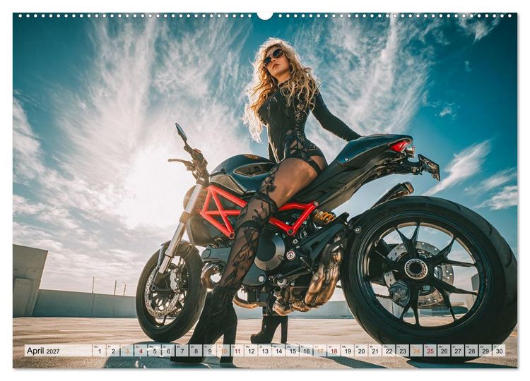 Produktbild: Schnelle Bikes und Starke Frauen (Wandkalender 2027 DIN A2 quer), CALVENDO Monatskalender