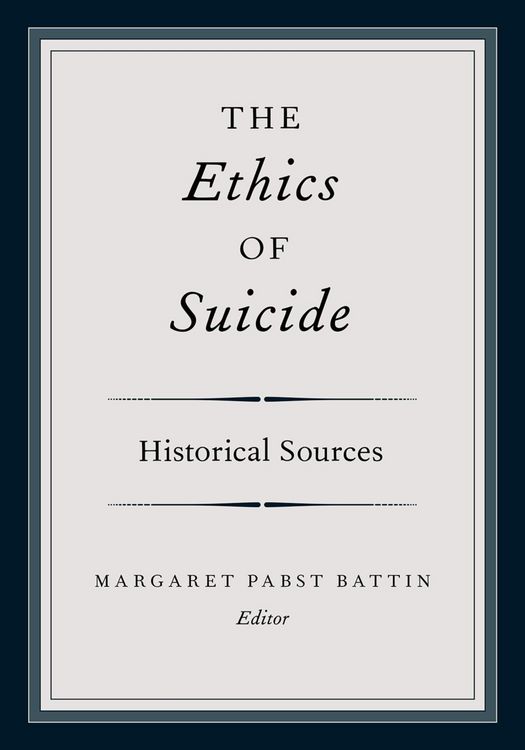 Produktbild: The Ethics of Suicide