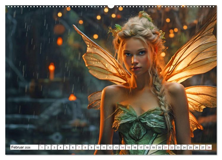 Produktbild: Mystische Kreaturen - Ein Jahr voller Magie und Fantasie (Wandkalender 2026 DIN A2 quer), CALVENDO Monatskalender