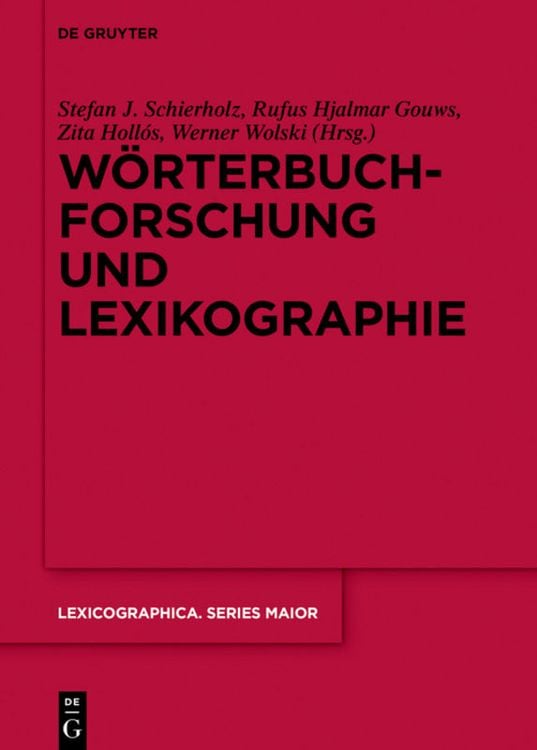 Bild vom Artikel Wörterbuchforschung und Lexikographie vom Autor Stefan J. Schierholz