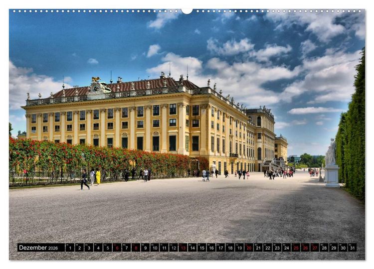 Produktbild: Wien - Haupstadt mit Charme (Wandkalender 2026 DIN A2 quer), CALVENDO Monatskalender