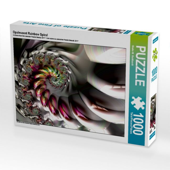 Produktbild: CALVENDO Puzzle Opalescent Rainbow Spiral | 1000 Teile Lege-Gr&ouml;&szlig;e 64x48cm Foto-Puzzle f&uuml;r gl&uuml;ckliche Stunden