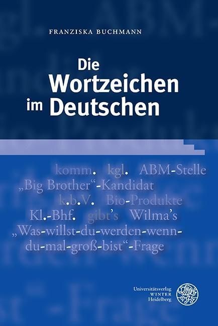 Produktbild: Die Wortzeichen im Deutschen