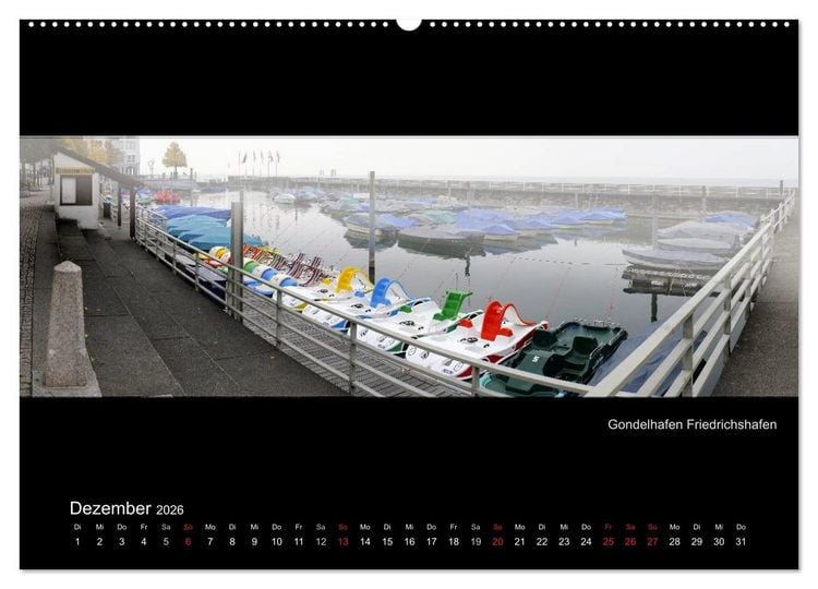 Produktbild: Panoramen vom Bodensee (Wandkalender 2026 DIN A2 quer), CALVENDO Monatskalender