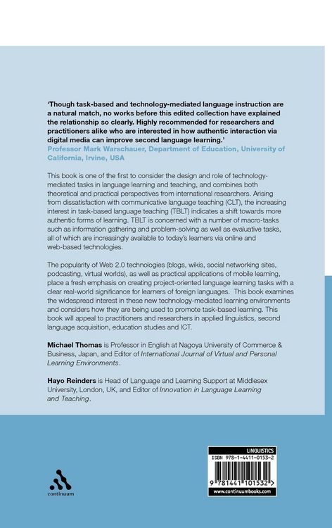 Produktbild: Task-Based Language Learning and Teaching with Technology