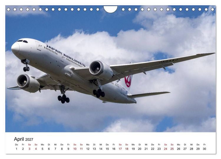 Produktbild: Boeing 787 Kalender (Wandkalender 2027 DIN A4 quer), CALVENDO Monatskalender