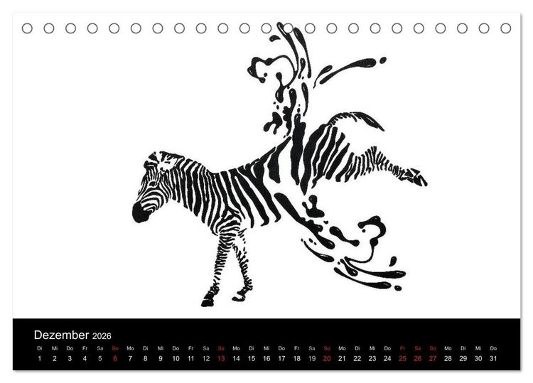Produktbild: Humorvolle PopArt - Kunstkalender von Claudia Elsner (Tischkalender 2026 DIN A5 quer), CALVENDO Monatskalender