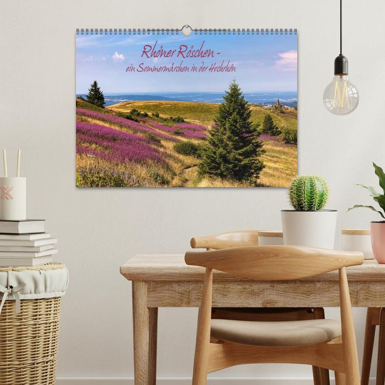 Produktbild: Rh&ouml;ner R&ouml;schen - ein Sommerm&auml;rchen in der Hochrh&ouml;n (Wandkalender 2026 DIN A3 quer), CALVENDO Monatskalender