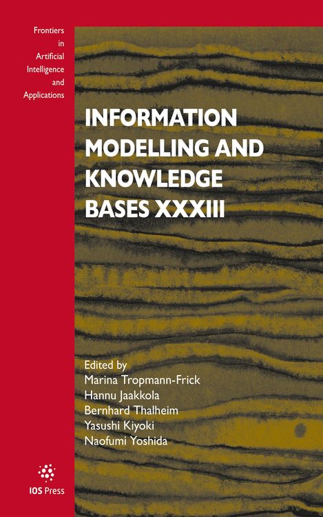 Produktbild: Information Modelling and Knowledge Bases XXXIII