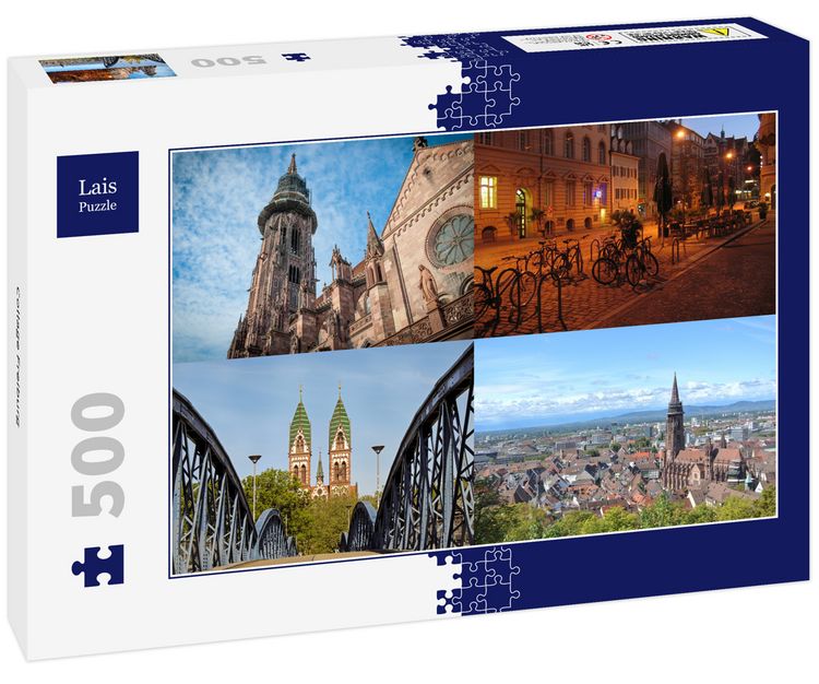 Produktbild: Lais Puzzle Collage Freiburg 500 Teile